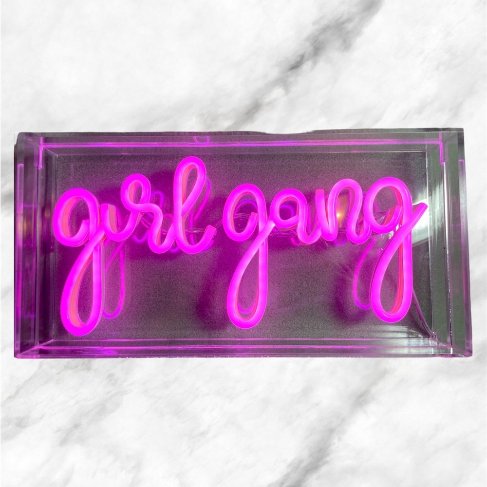 Jonathan Y “Girl Gang” Acrylic Neon Light